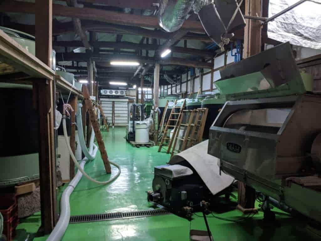 Final Fermentation Room at Sake Brewery