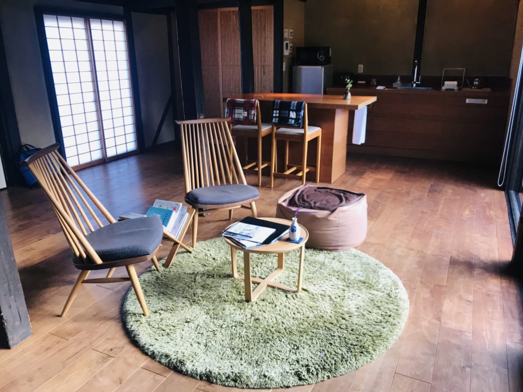 Inside a traditional Japanese kominka