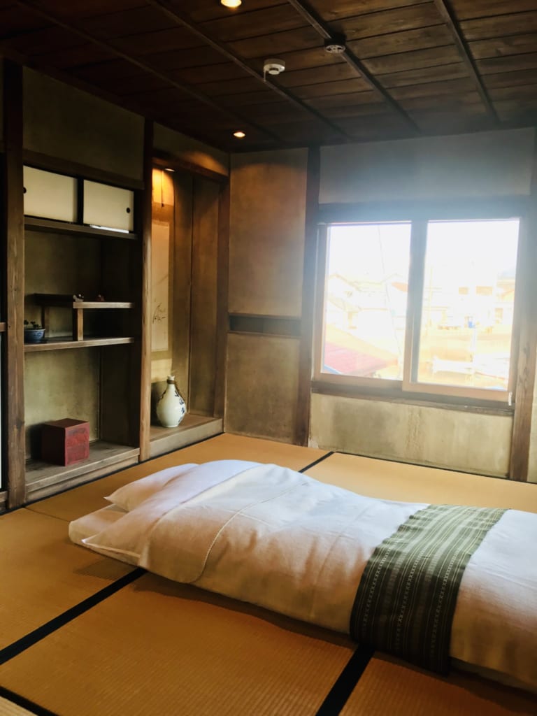 Bedroom in a kominka, Japanese traditional house