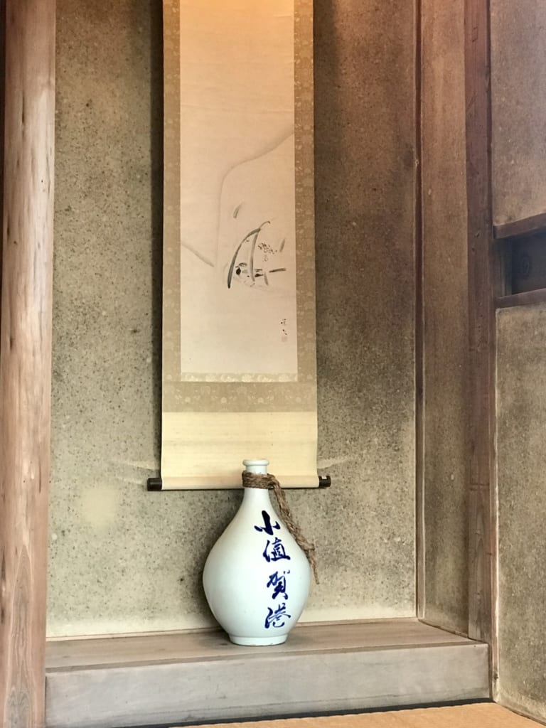 Tokonoma in a traditional Japanese house