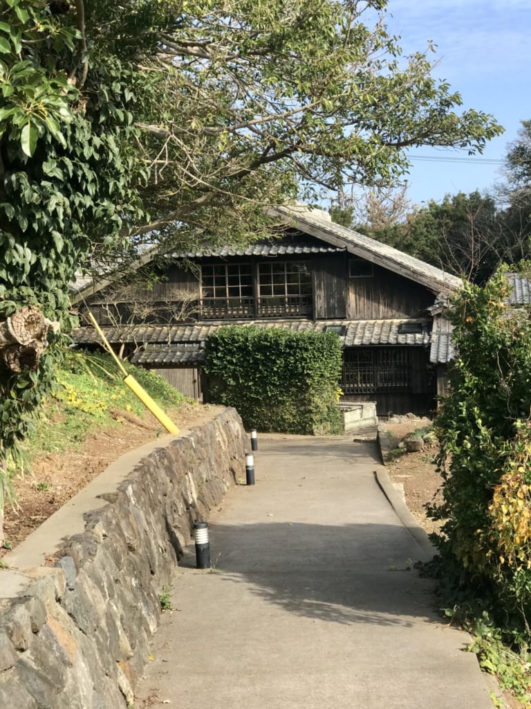 The traditional Japanese house that houses the Fujimatsu restaurant in Ojika Island