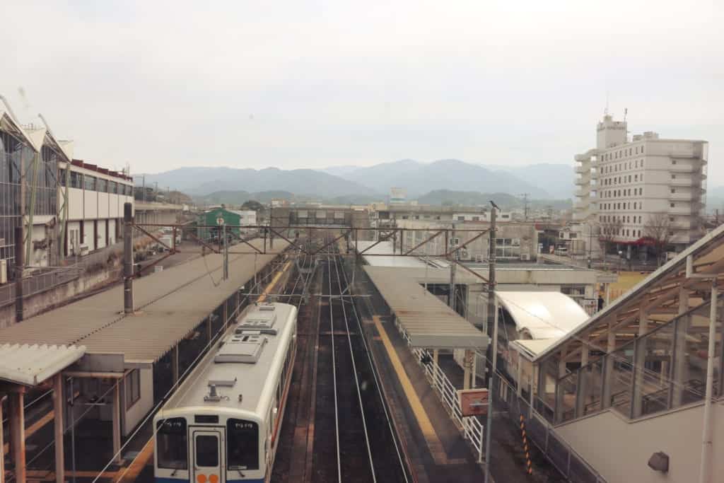 Izumi station in Izumi, Kagoshima, Japan