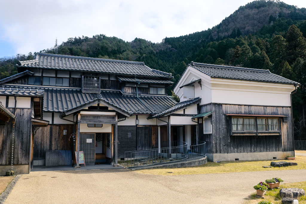 Traditional building and storehouse in Kuchiganaya Mining Town