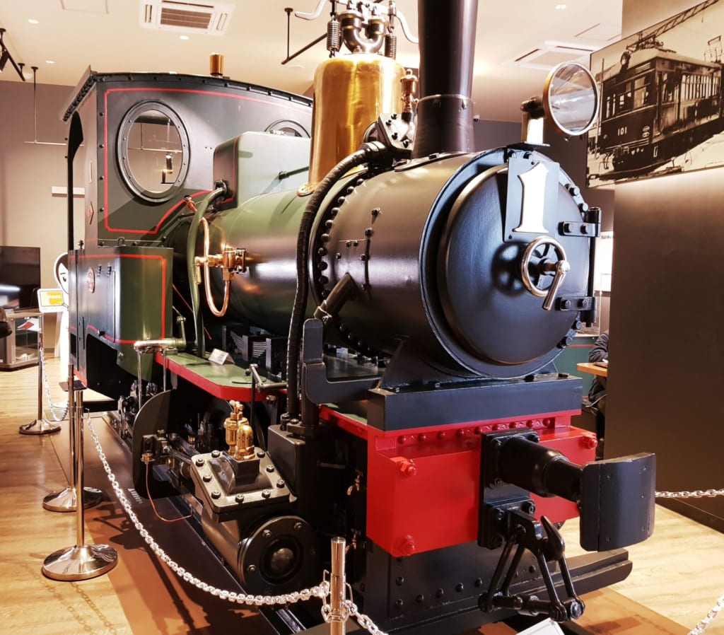 Botchan train museum in Matsuyama.