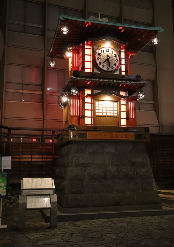 Botchan Automaton Clock at Dogo Onsen tram station.