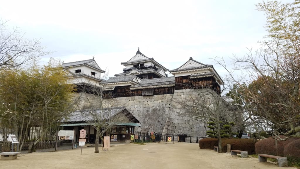 Matsuyama castle in Ehime, Shikoku, Japan.
