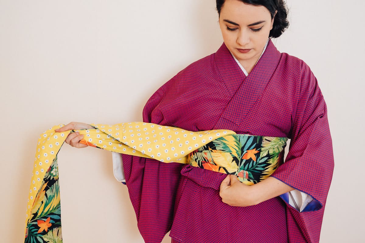 Japanese  Obi-Accessory tied for Kimono Yukata Single Item 