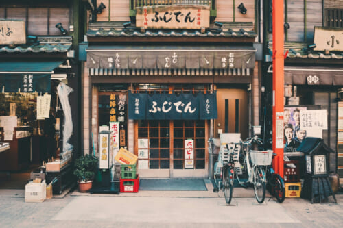 A japanese shop in Tokyo