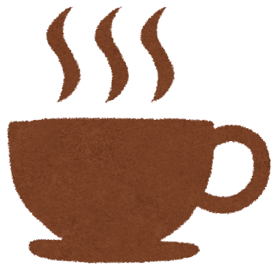 illustration of a hot cup of coffee