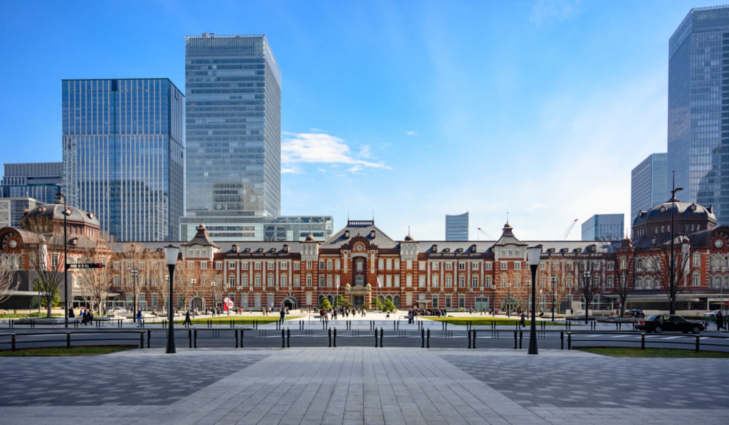 Historic West exit of Tokyo Station