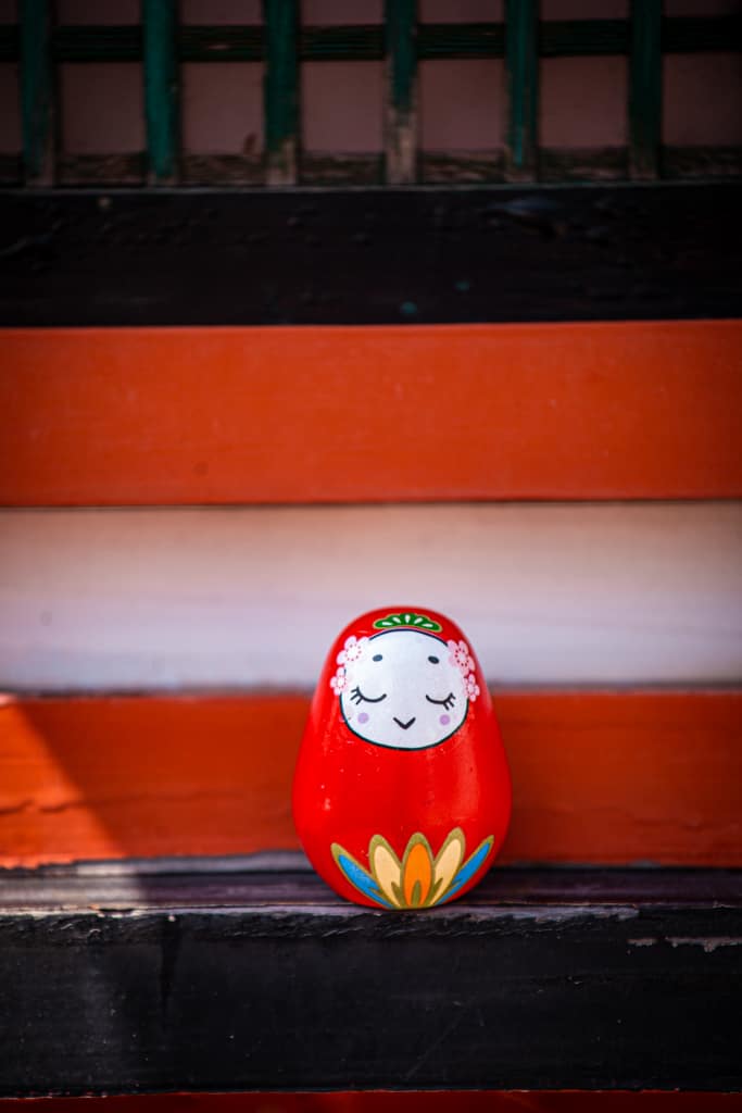 Unique omikuji. Himejima shrine, Osaka