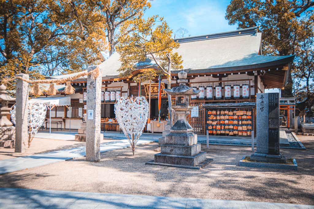 Nunose shrine main hall. Osaka