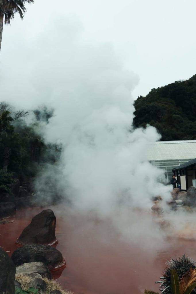 onsen hot spring hells in Beppu, Japan