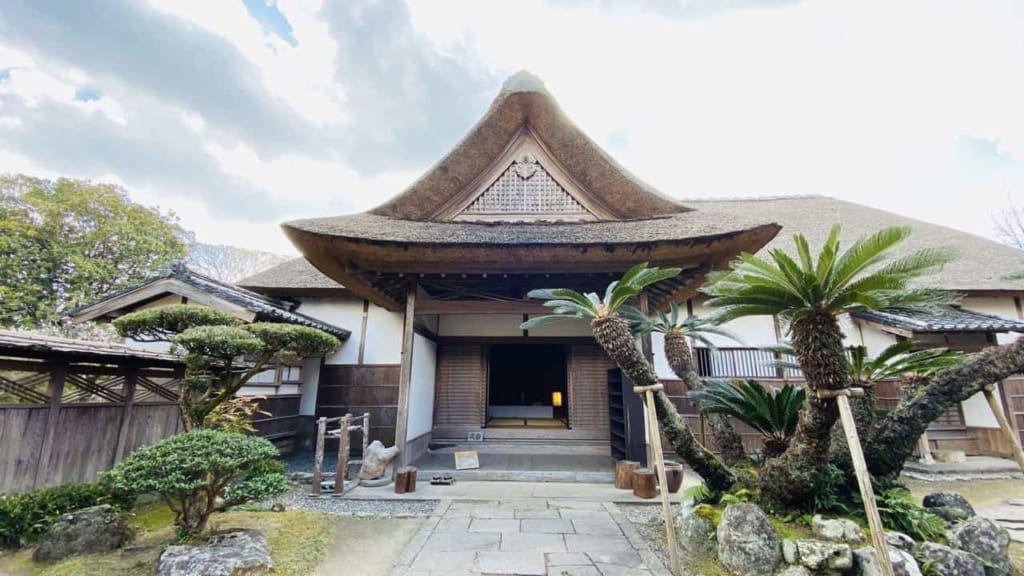 Ohara residence at the Samurai town in Kitsuki, Oita, Japan
