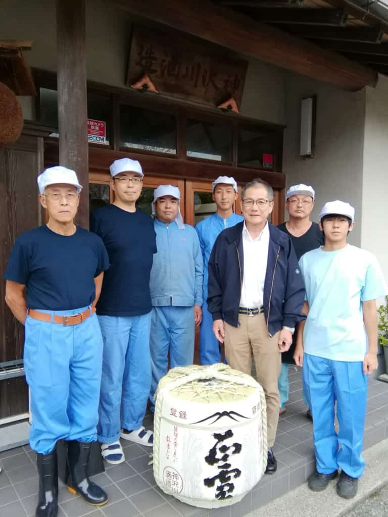 Shoetsu Sake staff and MOchizuki-san