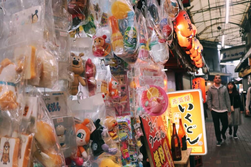 Retro style shops in the Ichibangai