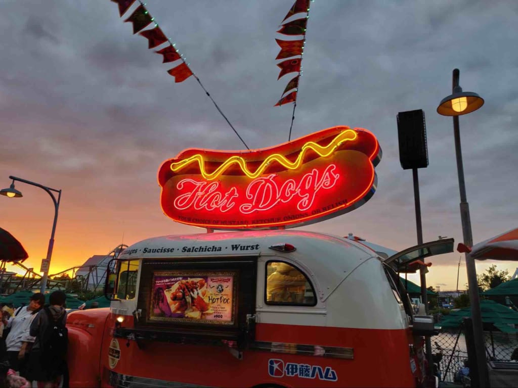 Food truck inside Universal Studios Japan