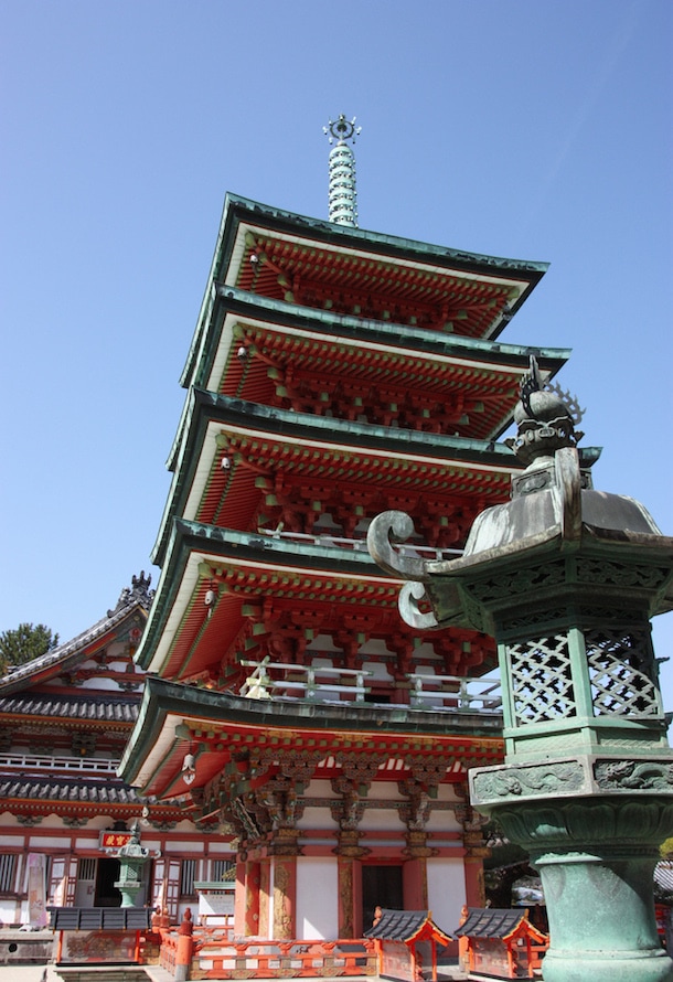 Pagoda Kosanji on Ikuchijima island, Setouchi