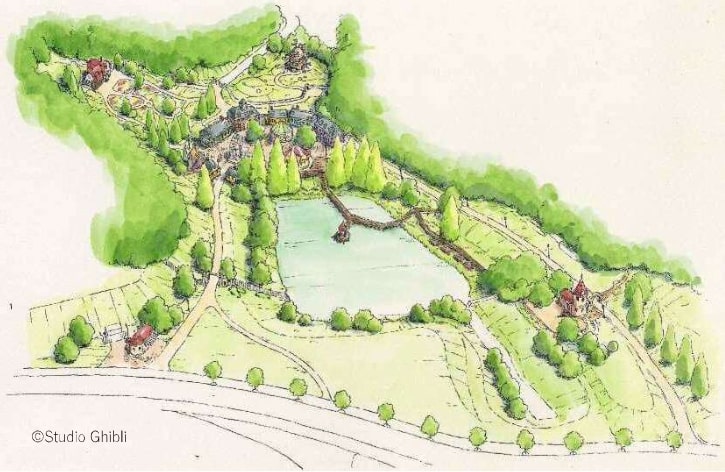 Ghibli Park Promo Image - The Witch Valley Area