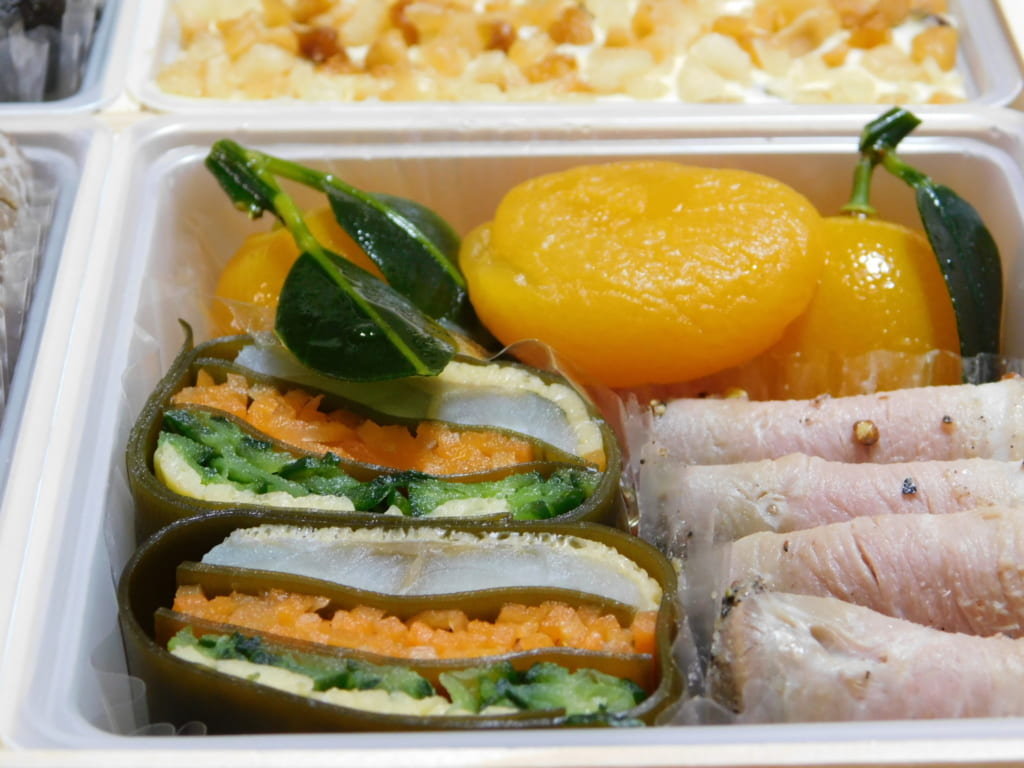 Osechi-ryōri on New Year in Japan.