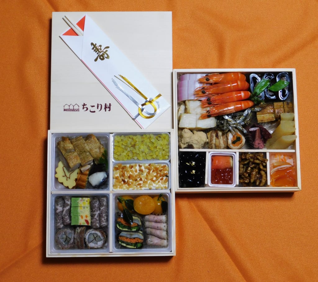 Osechi-ryōri on New Year in Japan.