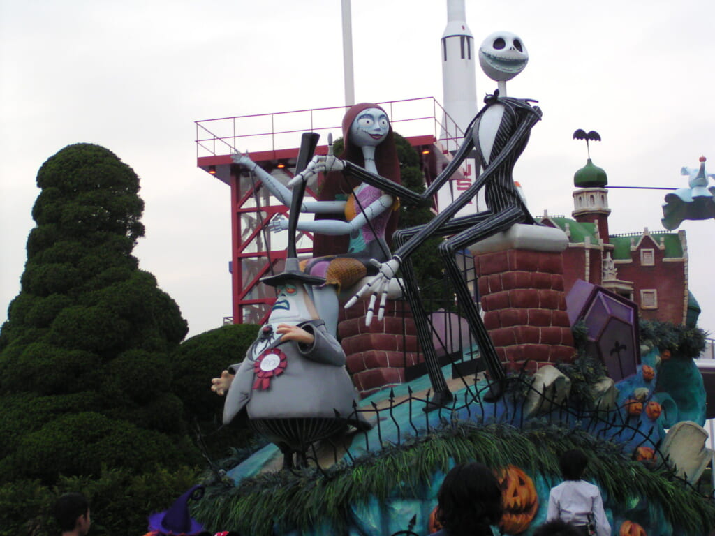 Jack Skellington and his friends at the Spooky Parade during Halloween in  Japan