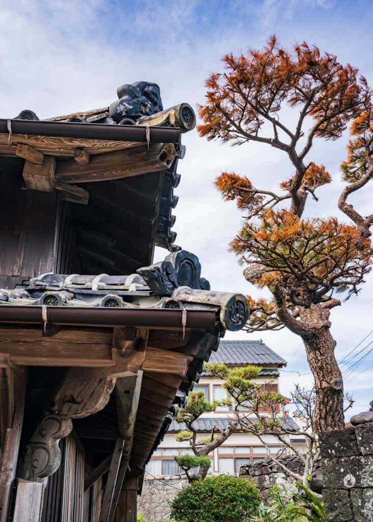 Japanese eaves on Ojika Island