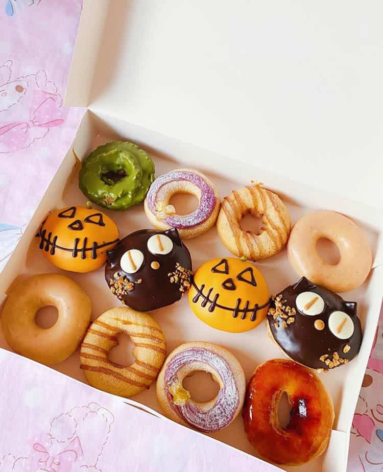 Some Halloween themed doughnuts