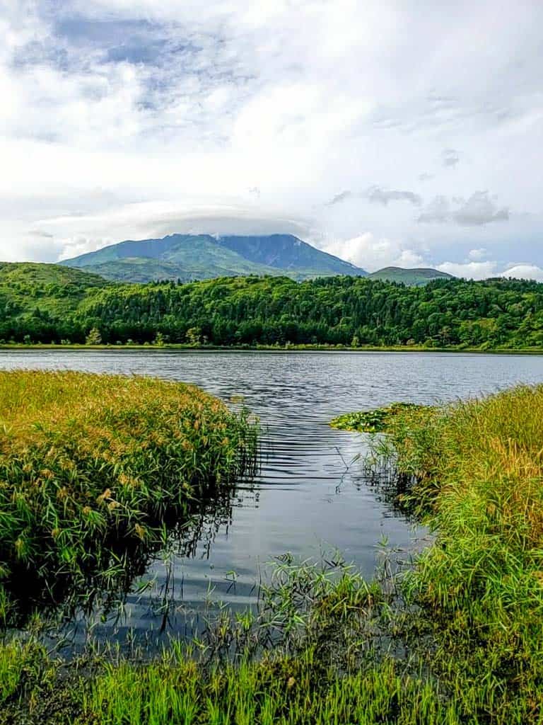 A view of Otatomari Swamp on Rishiri Island, Hokkaido