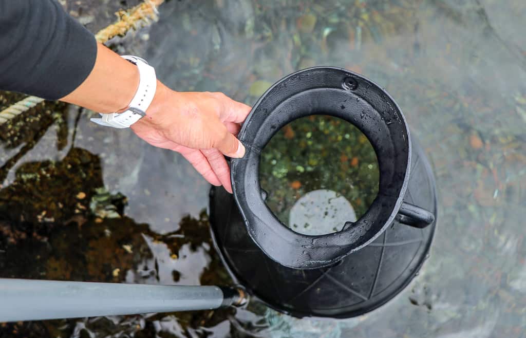 Urchin-spotting ‘box glasses’ at Kamui Kaigan on Rishiri Island, Hokkaido