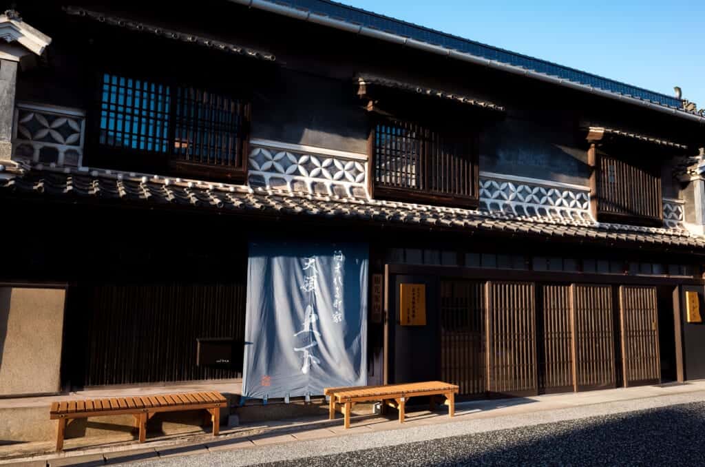 Old traditional Japanese machiya in Joge