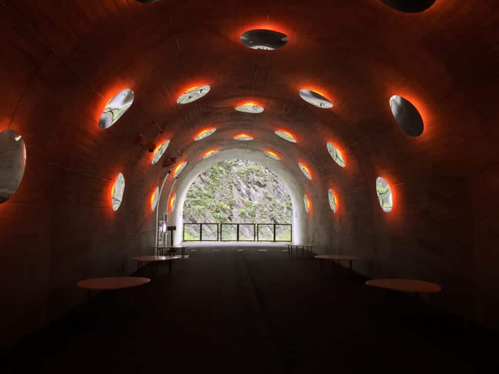 Art Installation in the Tunnel of Light, Niigata Prefecture