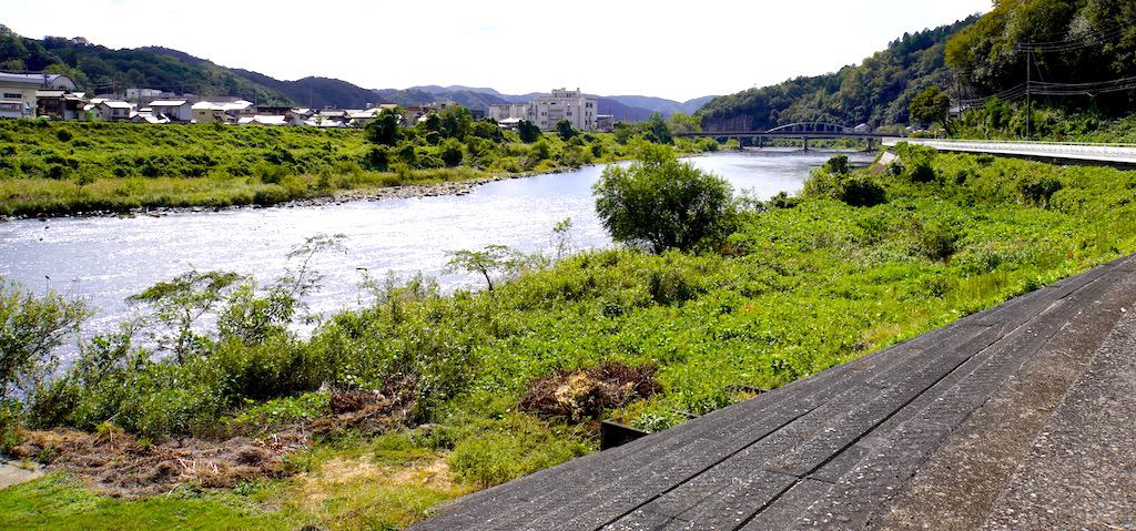 Asahi river in Takebe  in Okayama