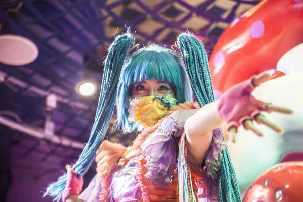  Monster Girl Candy performing at the Kawaii Monster Cafe in Harajuku