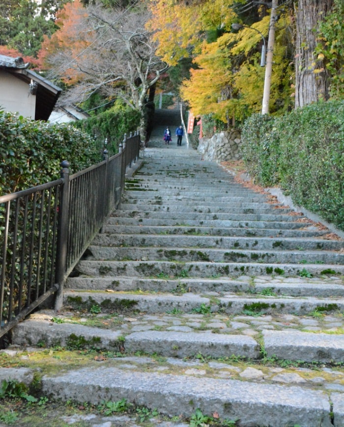 Stairs leading to Tosenji, Arima Onsen