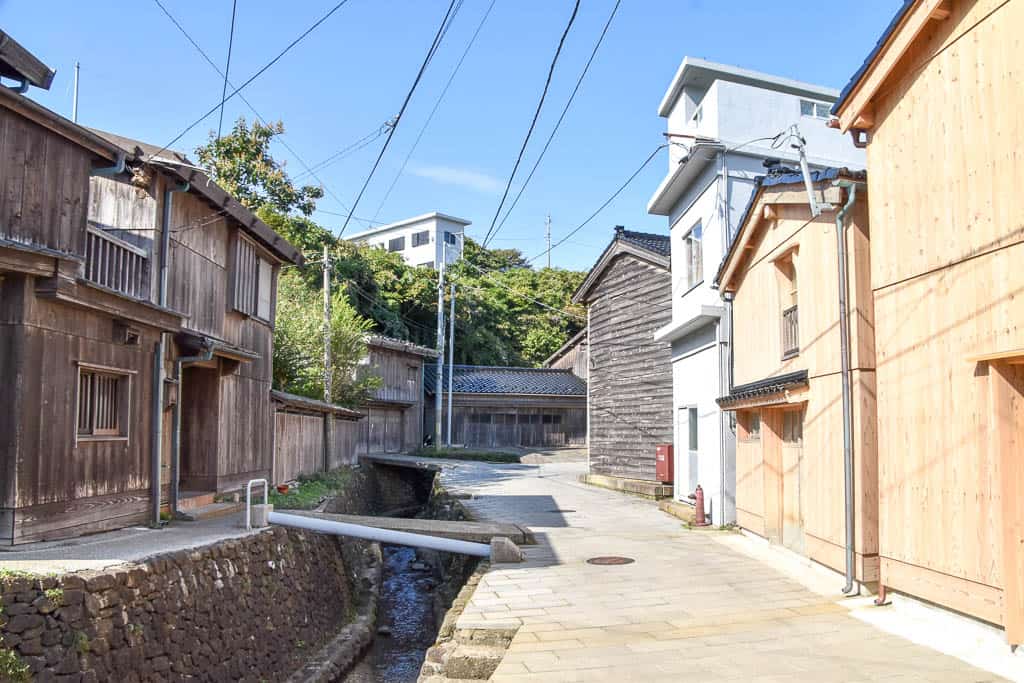 Edo period Shukunegi Village on Sado Island, Niigata
