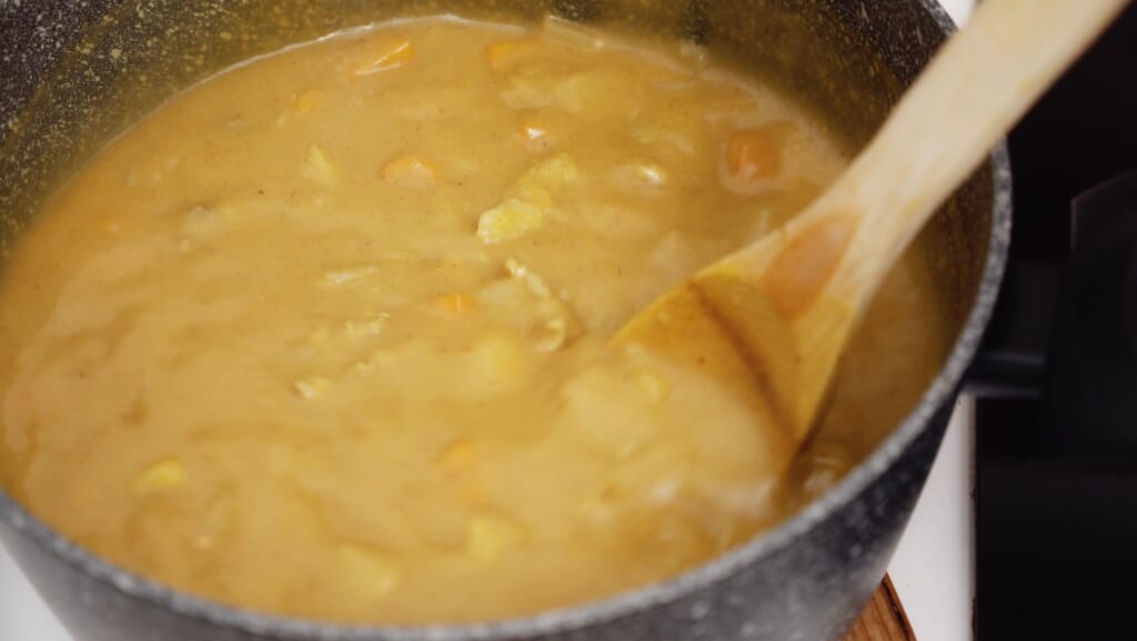 Homemade japanese curry