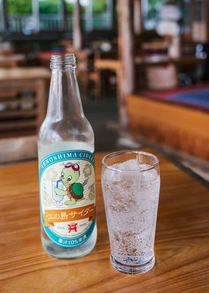 bottle of enoshima cider