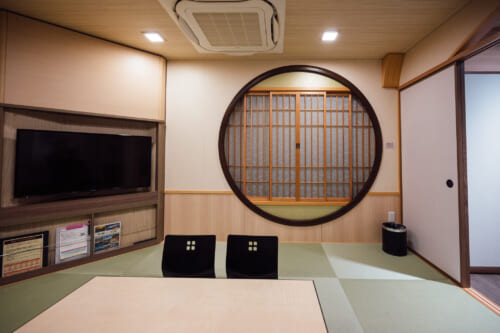 Japanese style deluxe room on Sunflower Ferry Cruise in Japan