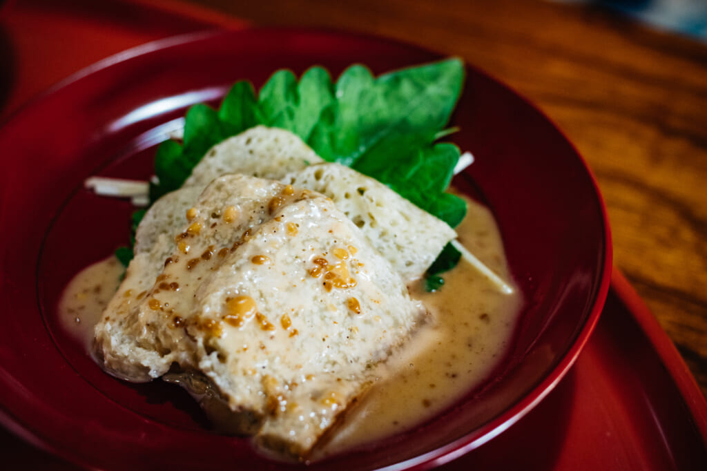 Buddhist vegan cuisine in usuki, oita