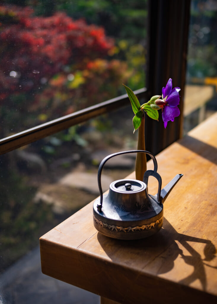 japanese tea pot in usuki, oita, kyushu