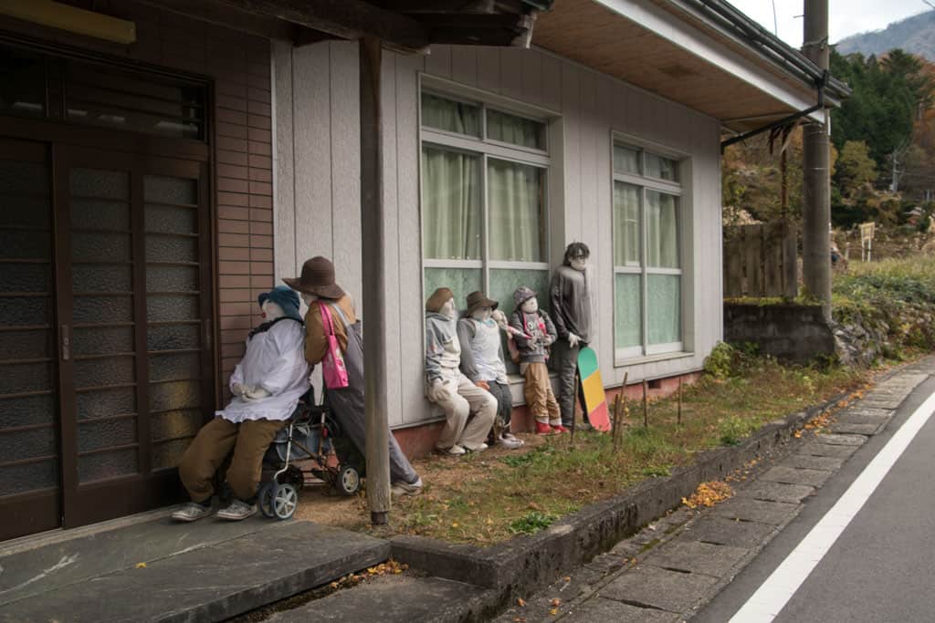 dolls of Nagoro Village in Iya Valley, Tokushima, Shikoku