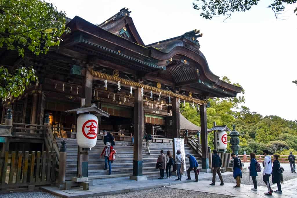 Konpira Shrine on Shikoku island