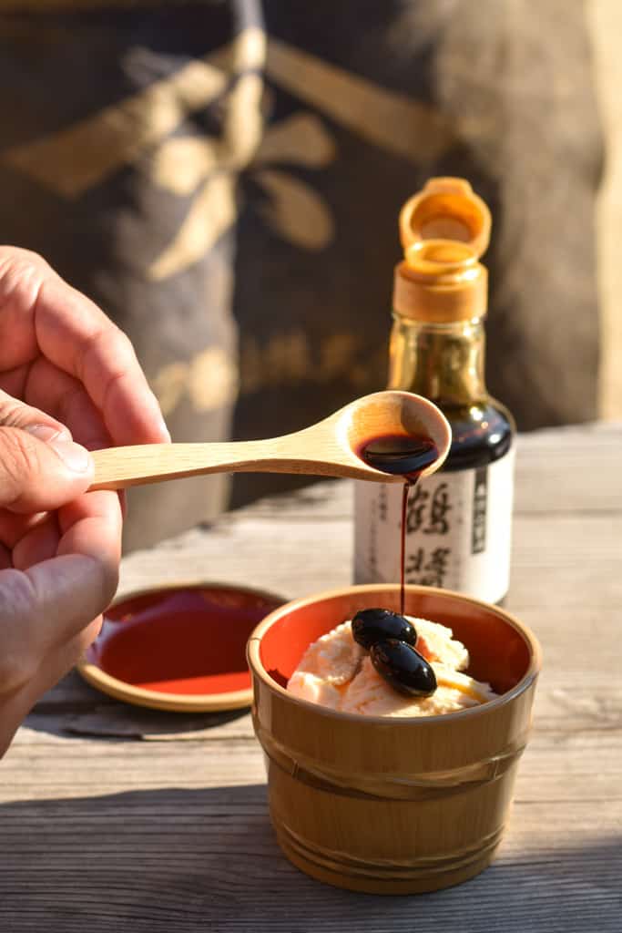 soy sauce dressing for icecream