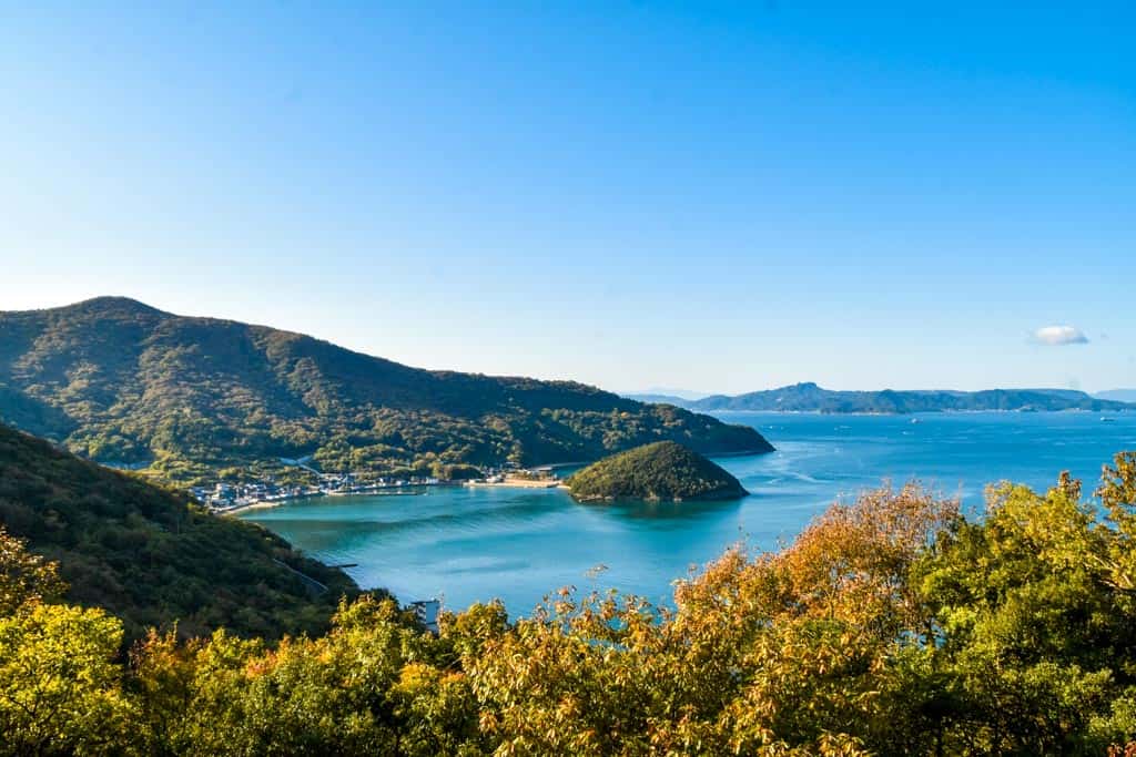 shodoshima island view on shikoku island