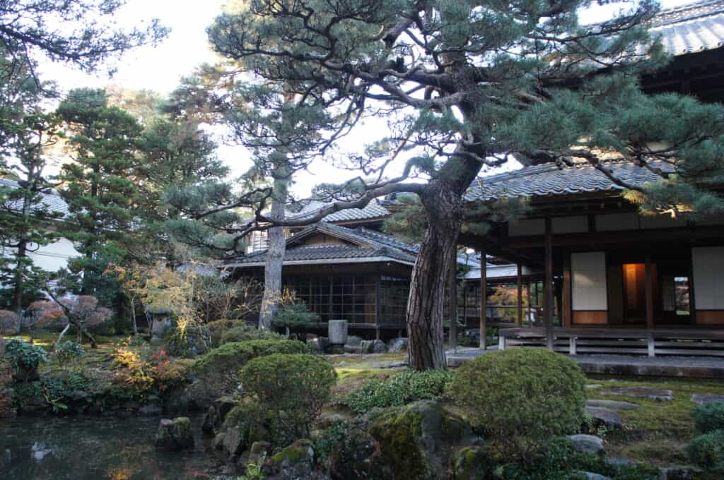 Nothern Culture Museum Japanese garden and buildings