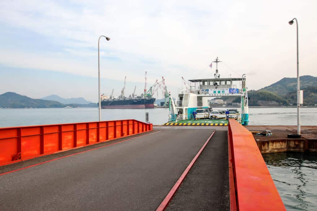 Ferry at Okogi Port on Ikuchi Island