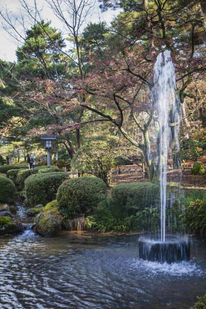 fountain in kenrokuen