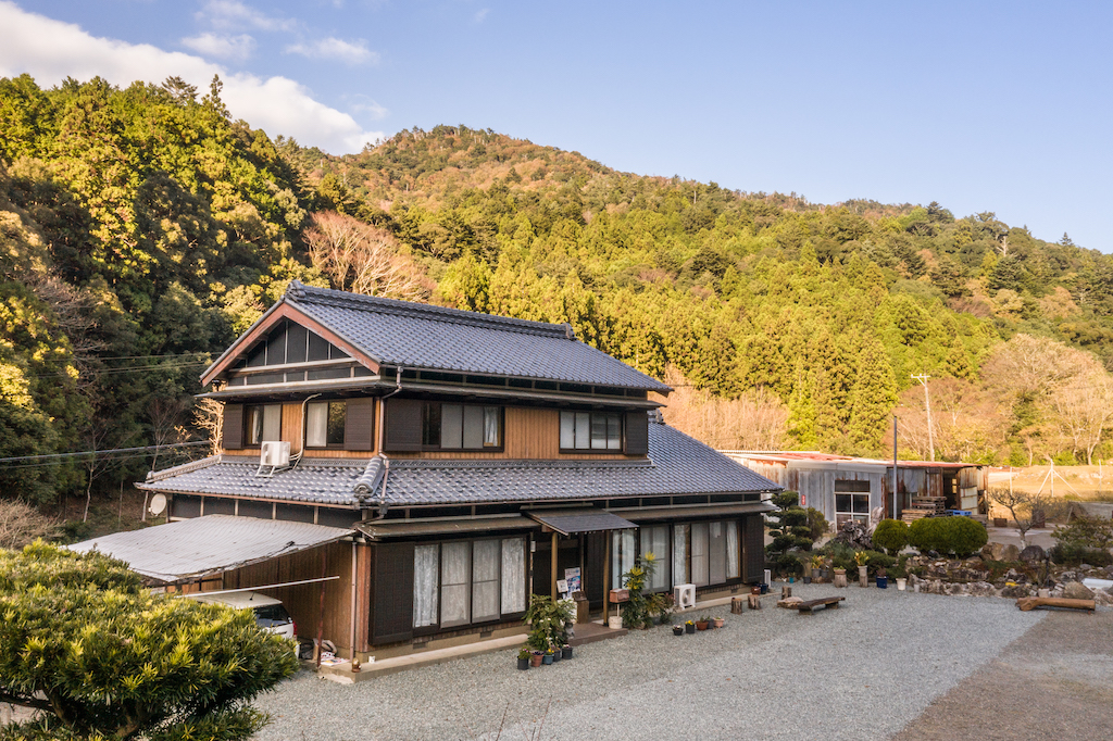 Traditional Japanese style guest house in the countryside