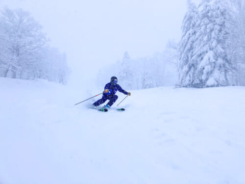 skier in Kamui Ski Links